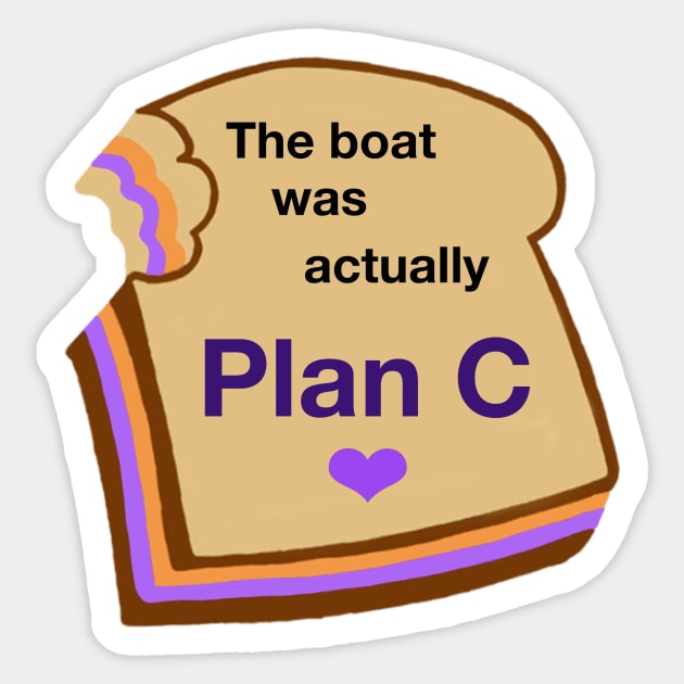 Plan C Sticker by jordanhawman